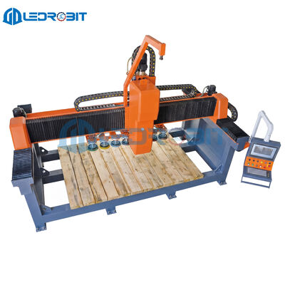 آلة تلميع CNC عالية الدقة بالرؤية مع تحديد المواقع التلقائي القائم على الرؤية ومحرك Y-axis مزدوج لتصنيع الأحجار بمقاس 3200 × 1500 مم