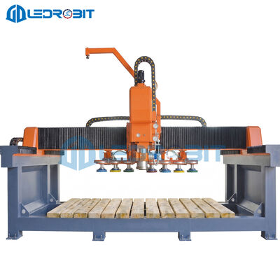 آلة صقل الحجر CNC عالية الصلابة بحجم معالجة أقصى 3200 × 1500 مم ومحرك مزدوج المحور Y لمعالجة الحجر بدقة